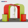 Kit Stand Modulari 6m x 6m - Modello 05