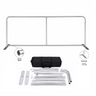 Small Portable Straight Fabric Backdrop - 10ft W x 3ft H
