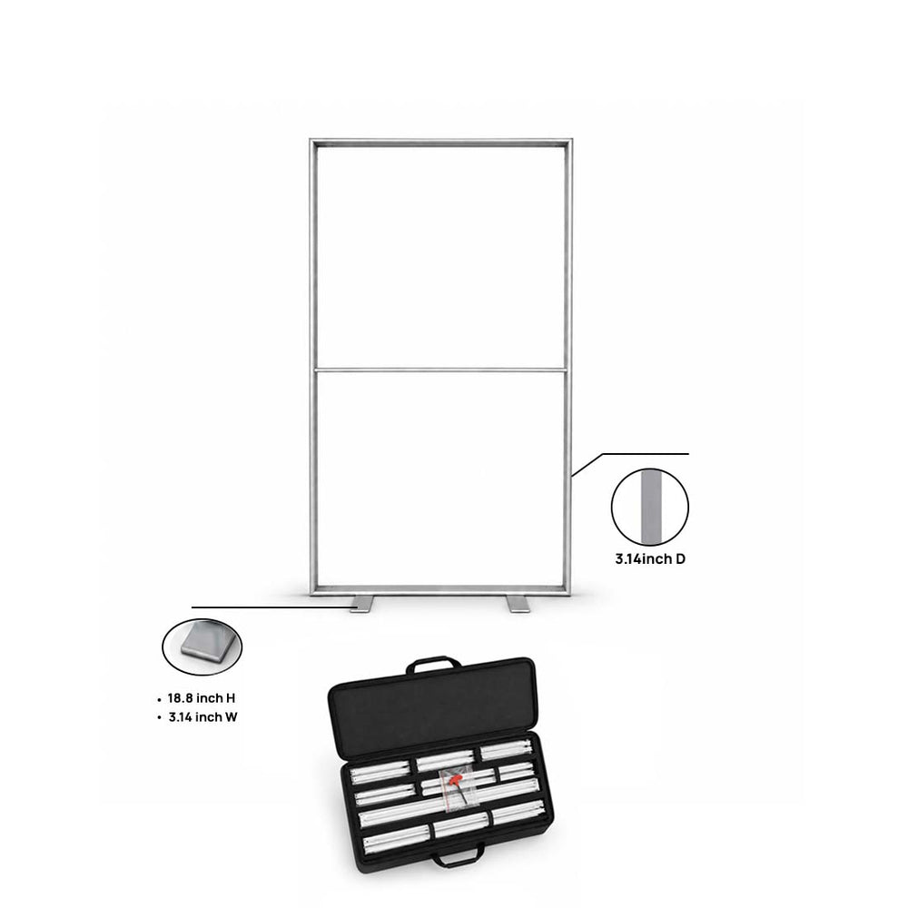 SEG Fabric Media Wall - 3.3ft W x 6.5ft H