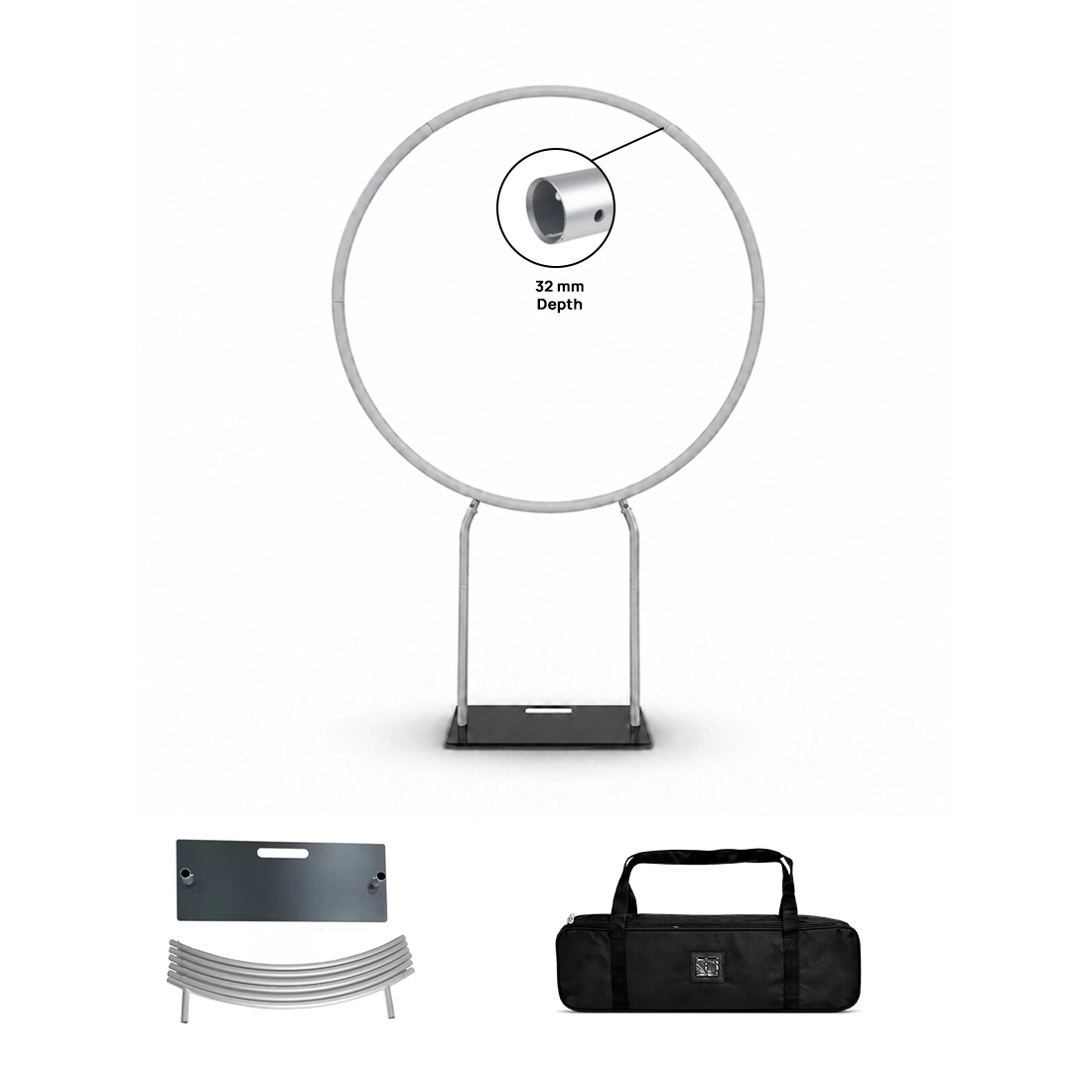 Round Frame High Leg Stand