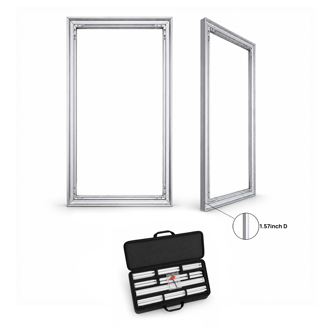 Wall-Mounted SEG Fabric display - 0.8