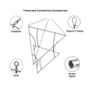 Tapered Triangle Hanging Display