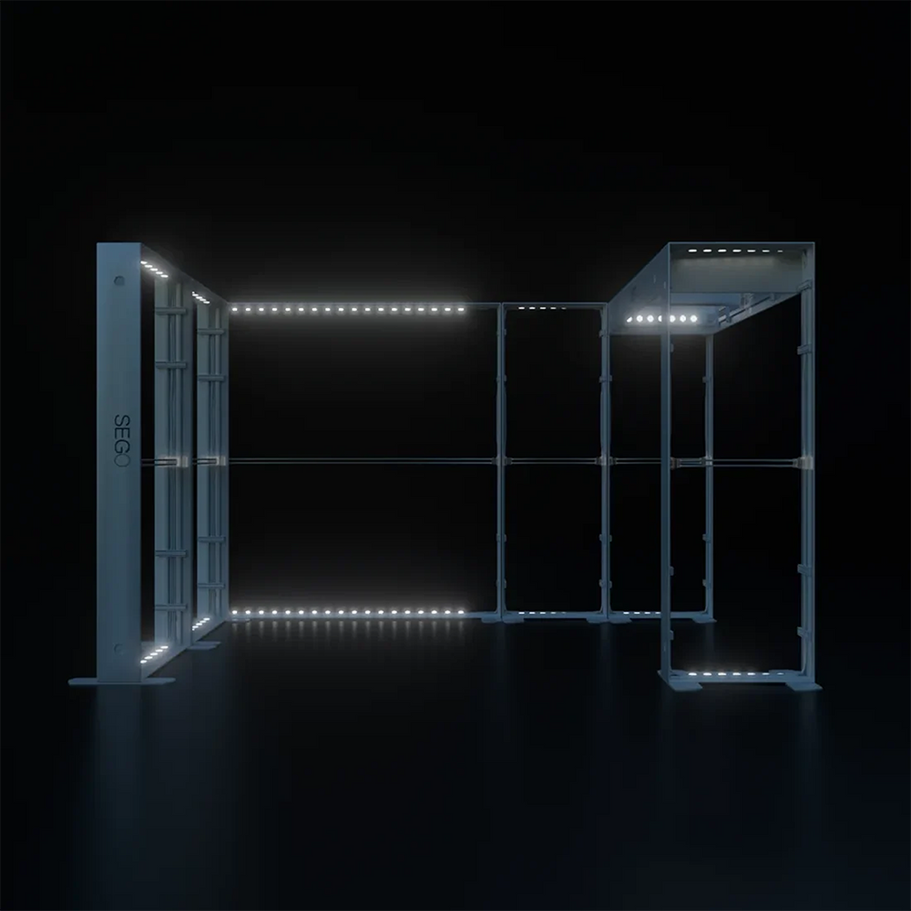 SEGO Cassonetto luminoso retroilluminato 4,5 m x 3 m - Modello 1