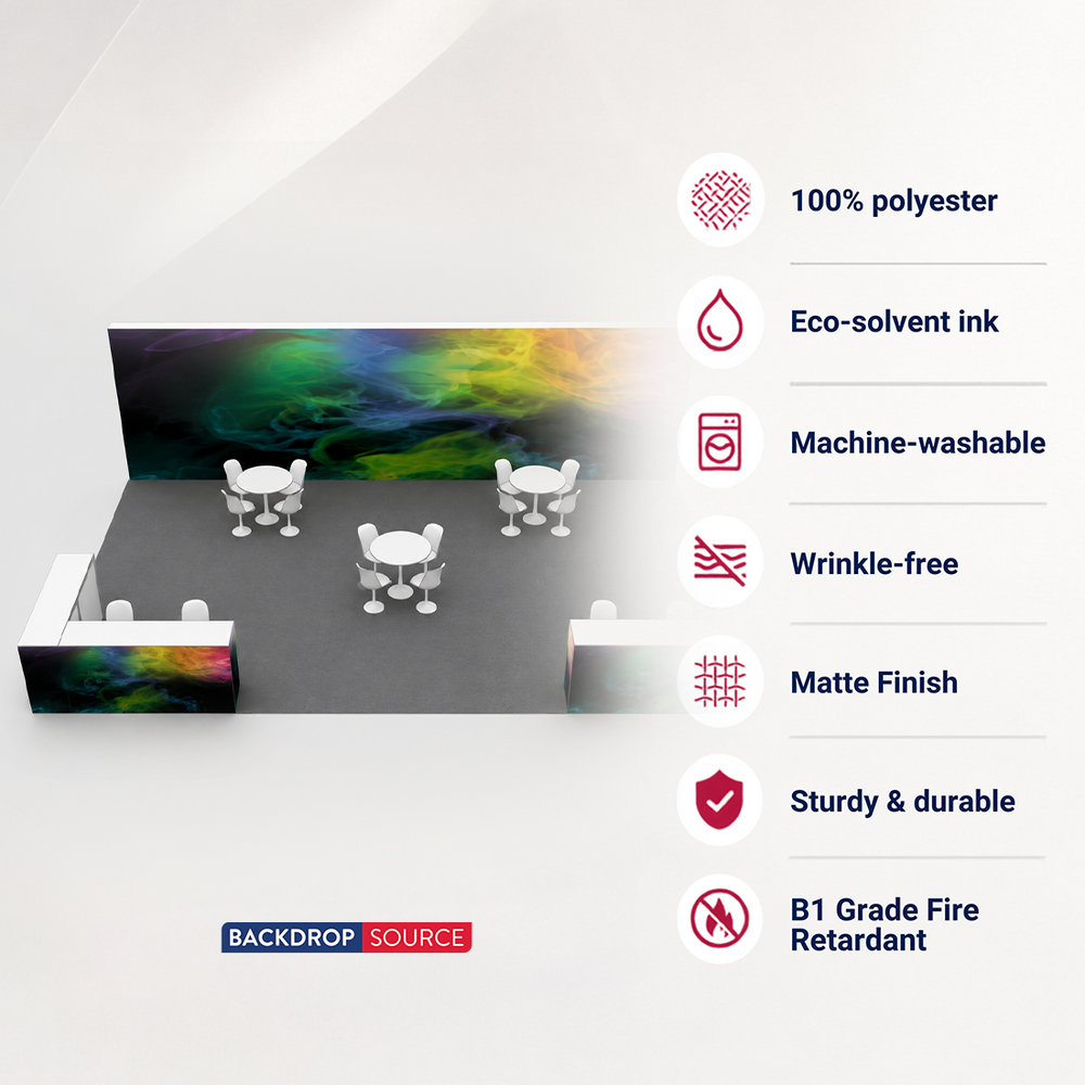 Kit stand modulari 9m x 6m - Modello 5