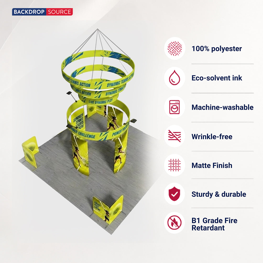 Kit stand modulare 6m x 6m - Modello 21