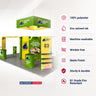 Stand modulari componibili 9m x 6m - Modello 4
