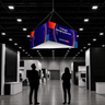 SkyTube Triangle Hanging Banner