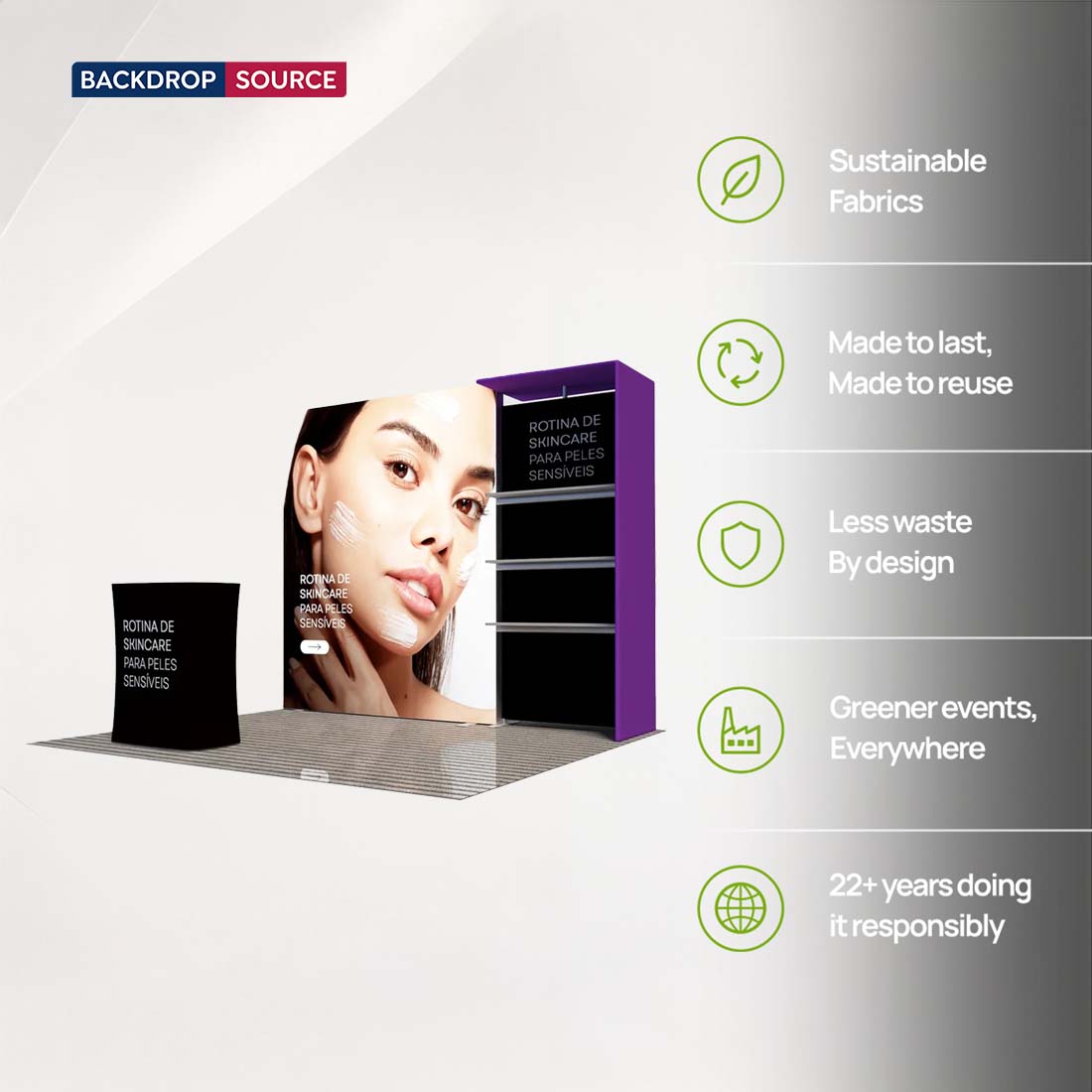 Stand espositivo Premier 3m x 3m - Modello 5