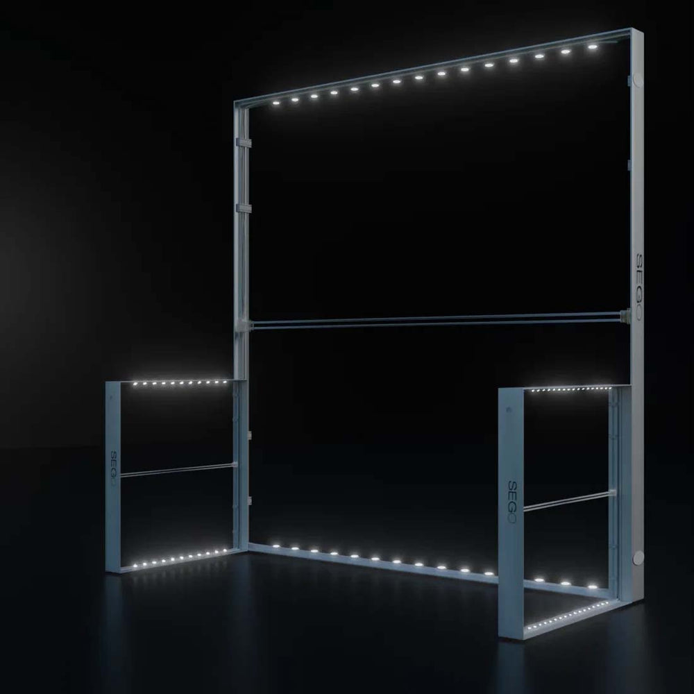 SEGO Backlit Booth 10ft x 10ft - Model 3