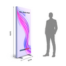 SEG Fabric Media Wall - 2.8ft W x 6.5ft H