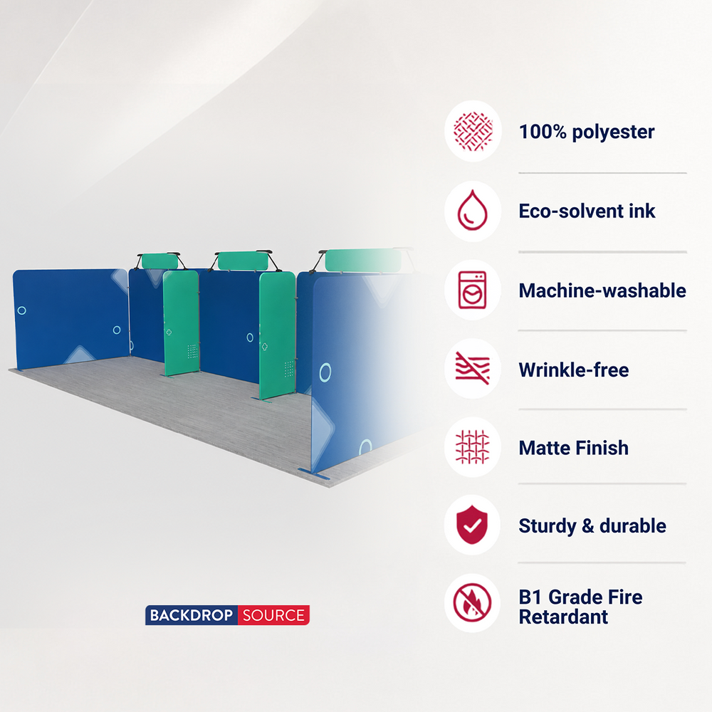 Kit Stand Modulari 9m x 6m - Modello 3
