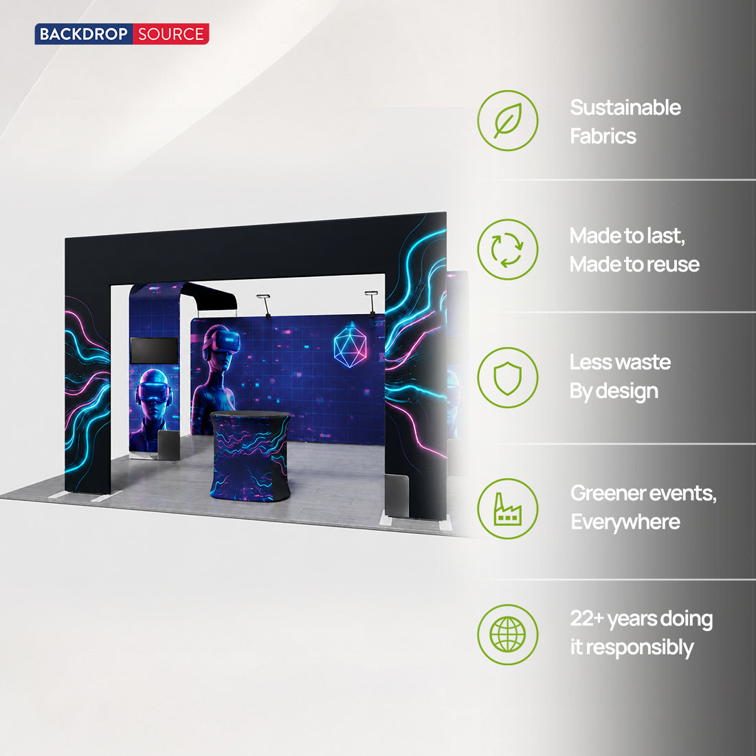 Kit Stand Modulari 6m x 6m - Modello 16