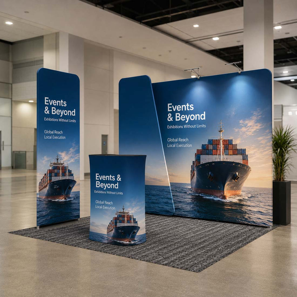 Display espositivo portatile 3m x 3m - Modello 24