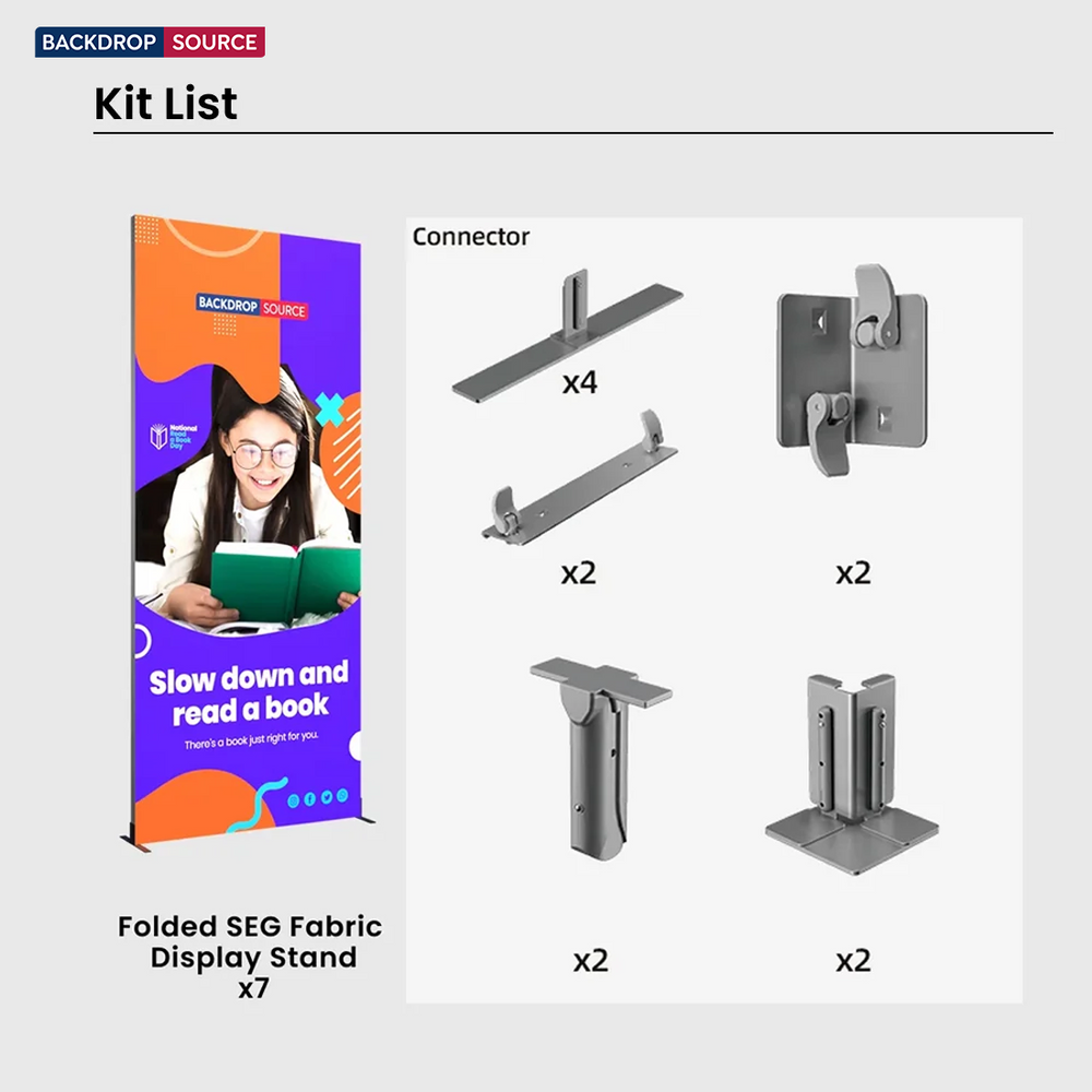 Foldable SEG  Exhibition Display - Model 12