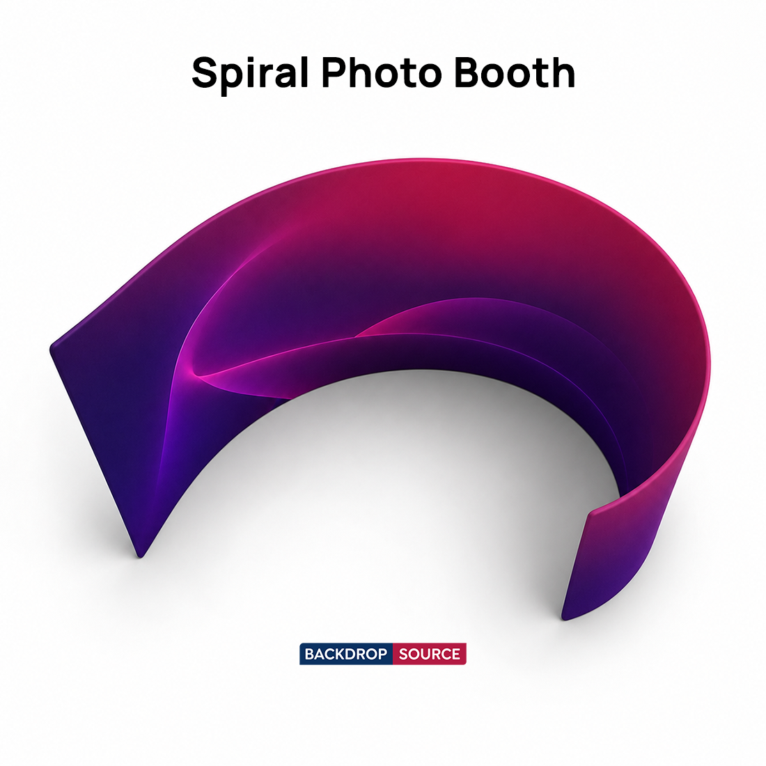 Sfondo a spirale per cabine fotografiche
