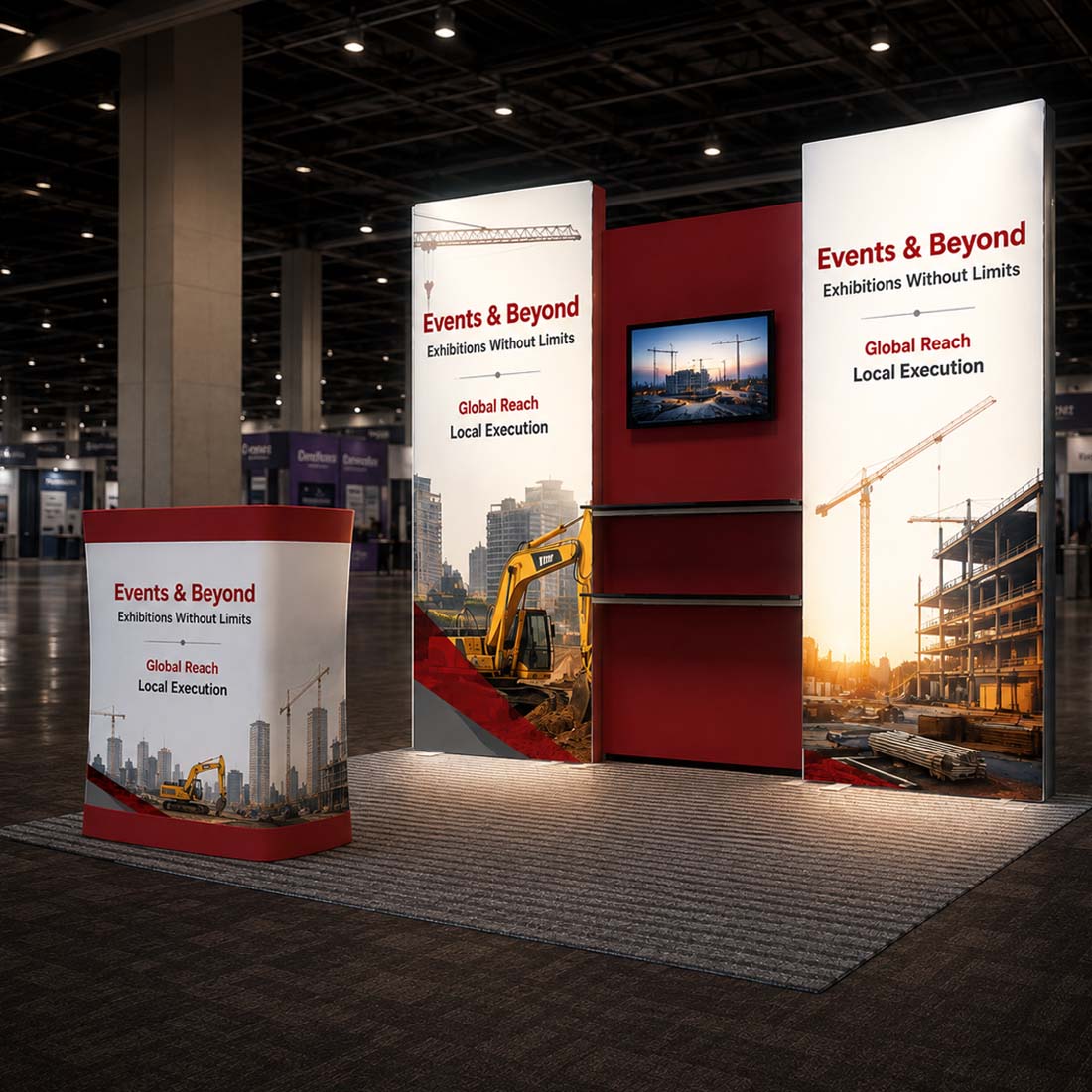 Stand fieristico Premier 3m x 3m - Modello 7