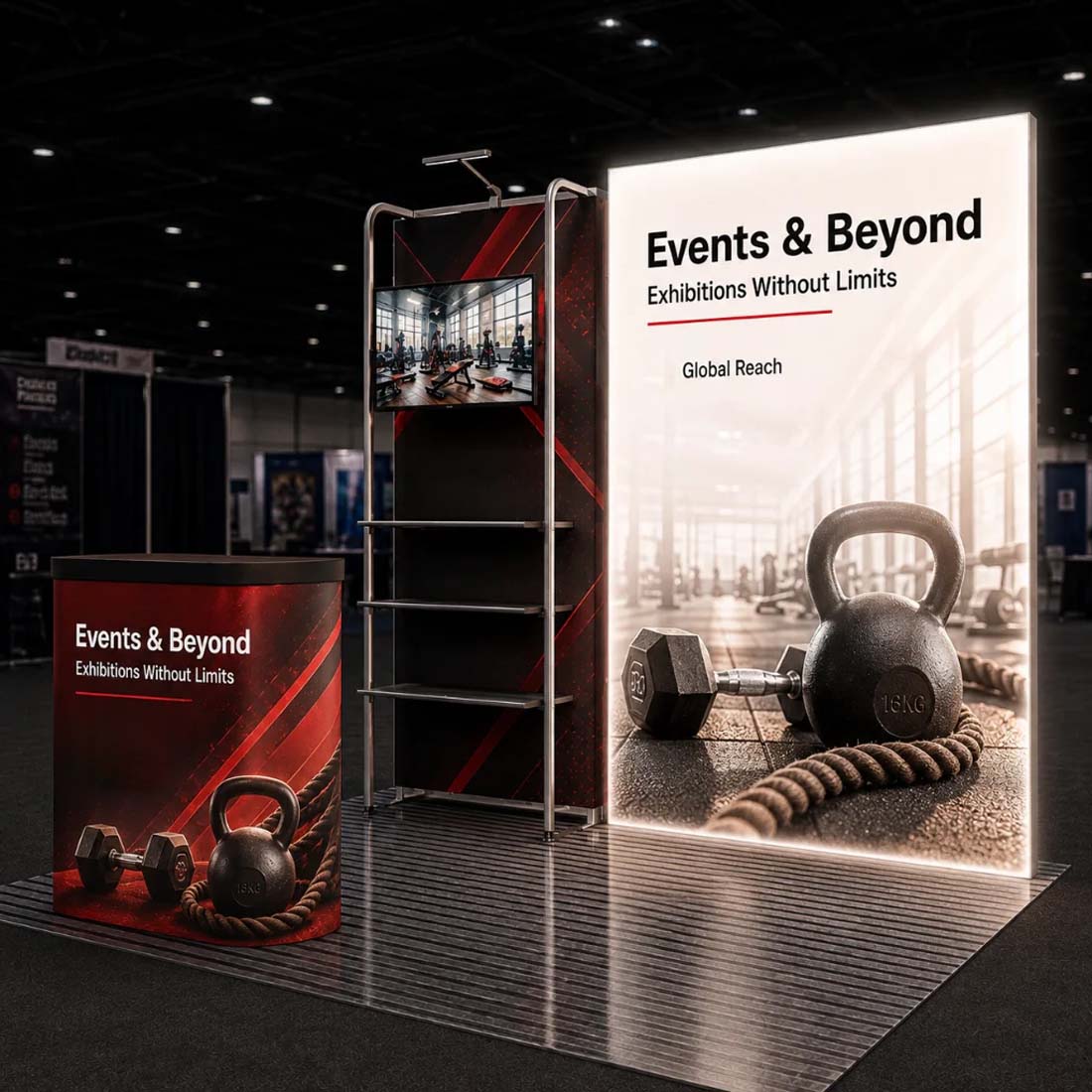Stand espositivo Premier 3m x 3m - Modello 2