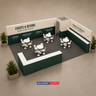 Kit Modulare per Stand 9m x 6m - Modello 7