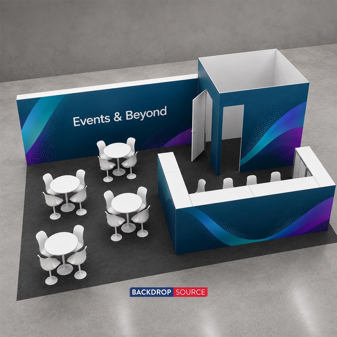 Stand Modulari 9m x 6m - Modello 8