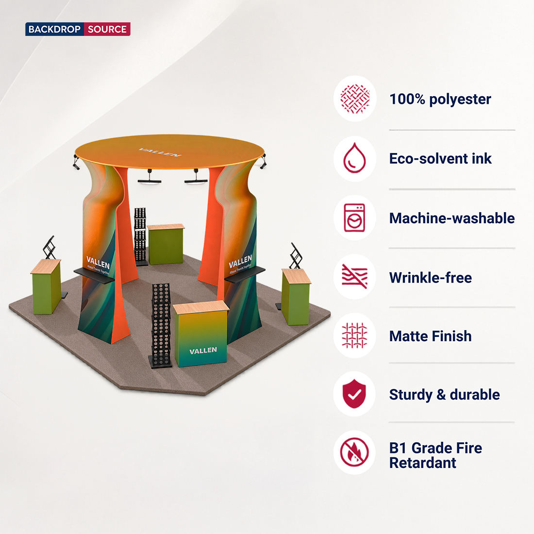 Kit Modulare per Stand 6m x 6m - Modello 13