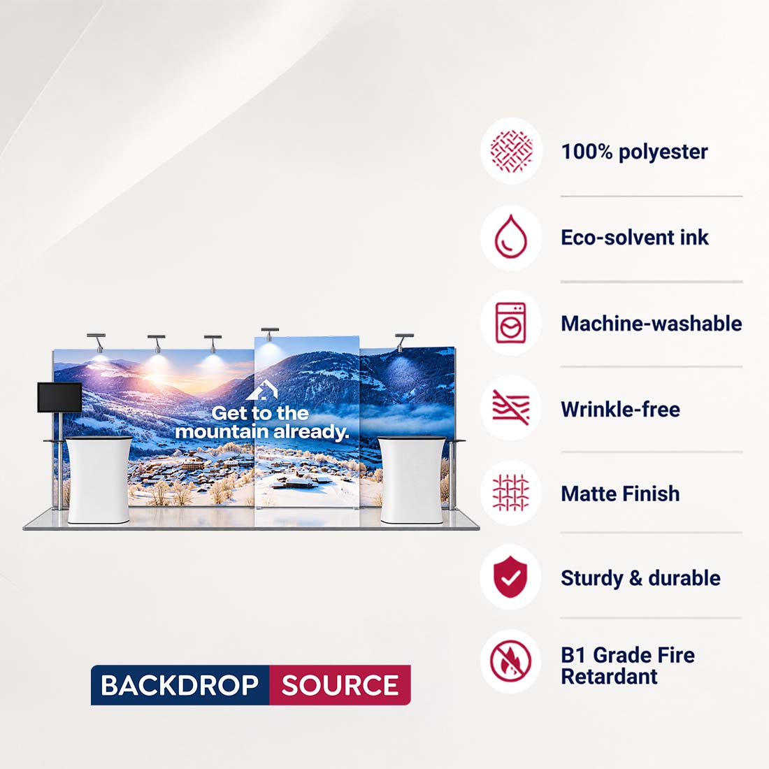 3m x 6m Modular Exhibition Display Kit – Model 4