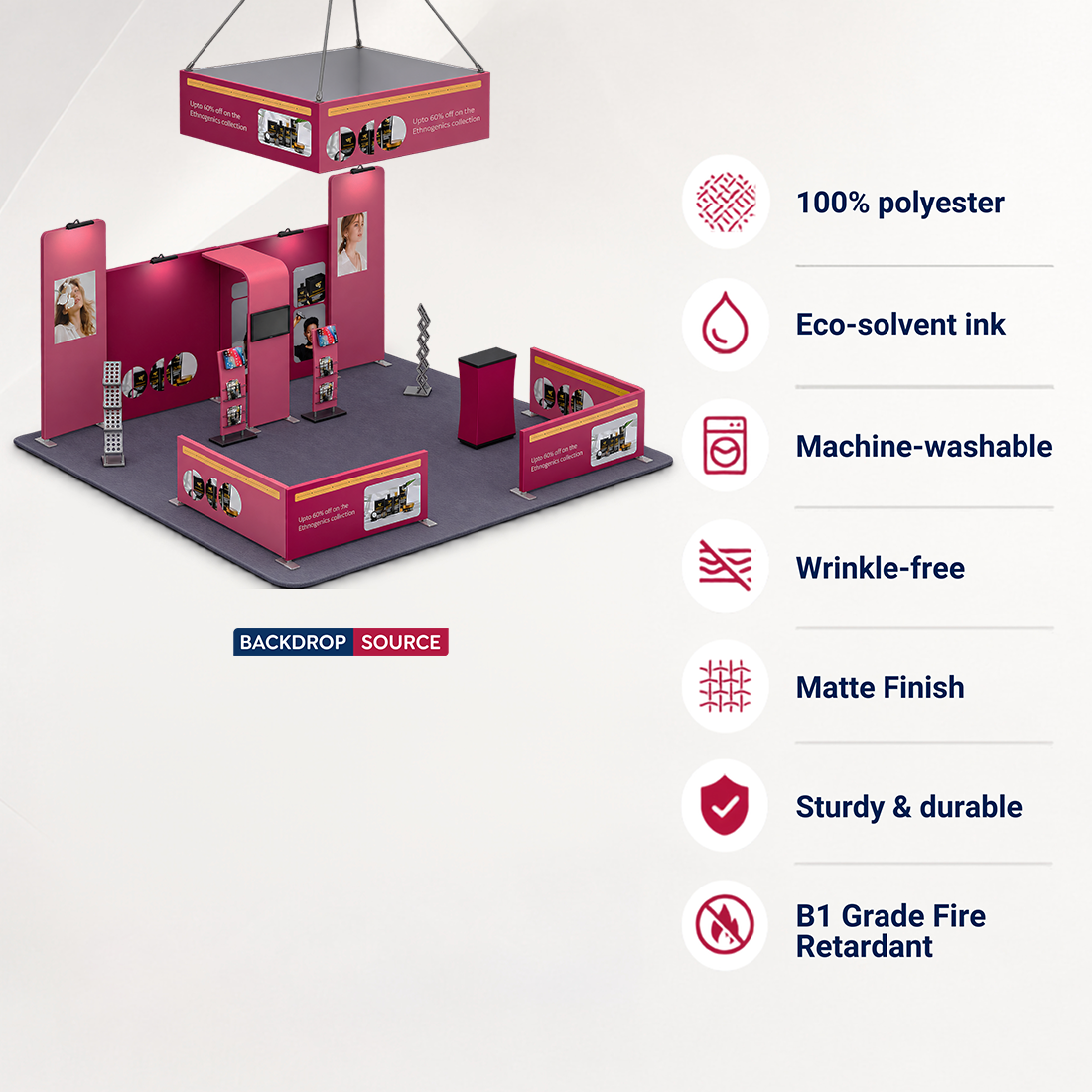 Stand modulari 6m x 6m - Modello 07