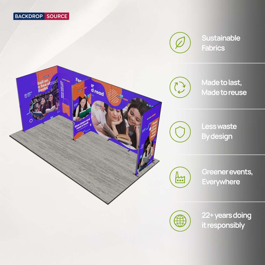 Display espositivo pieghevole SEG - Modello 15
