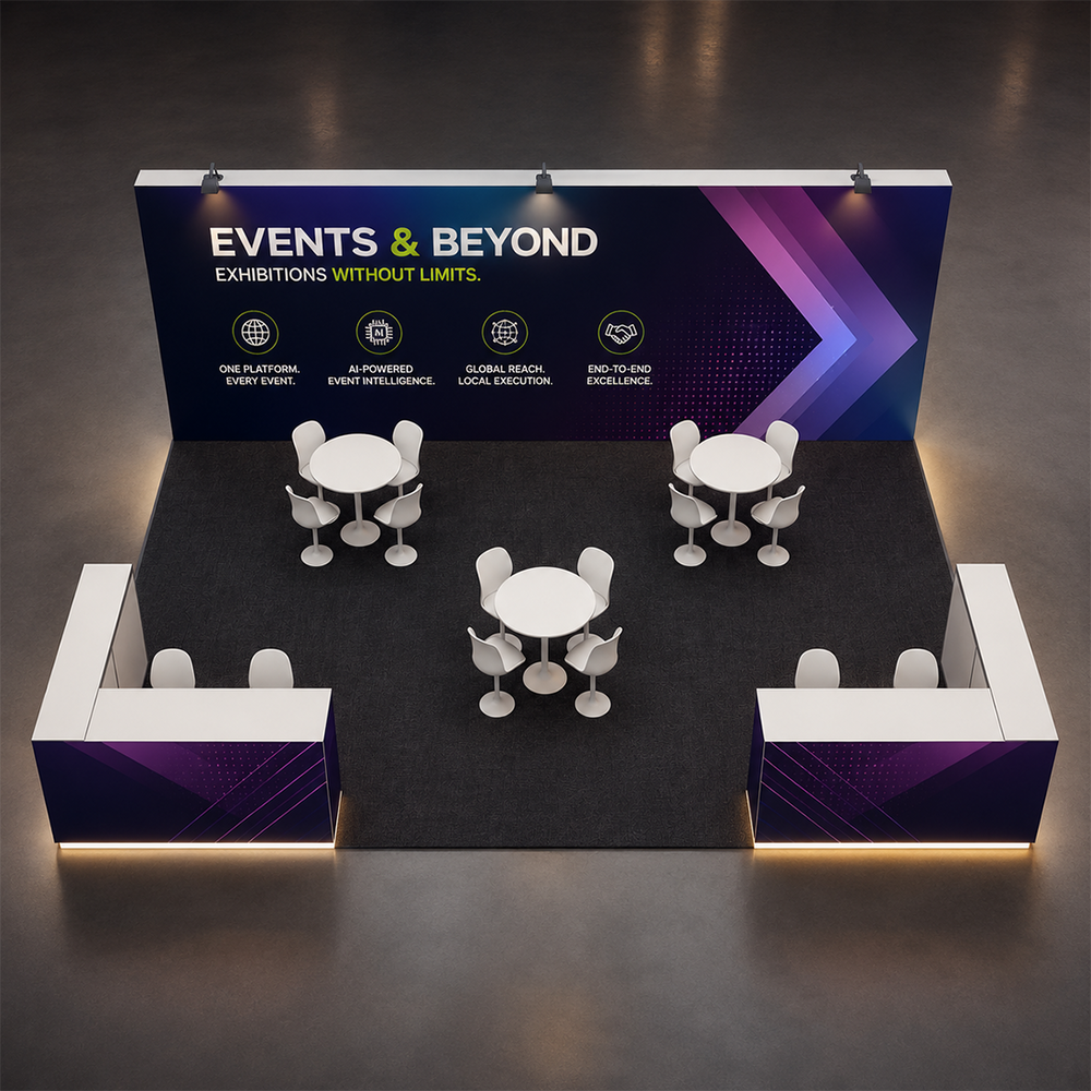 Kit stand modulari 9m x 6m - Modello 5