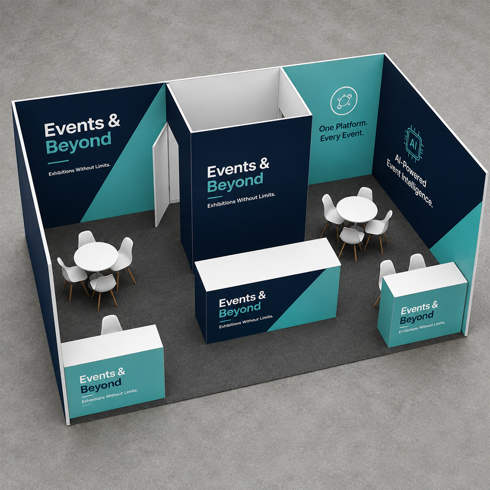Modular Booth Kits 9m x 6m - Model 6