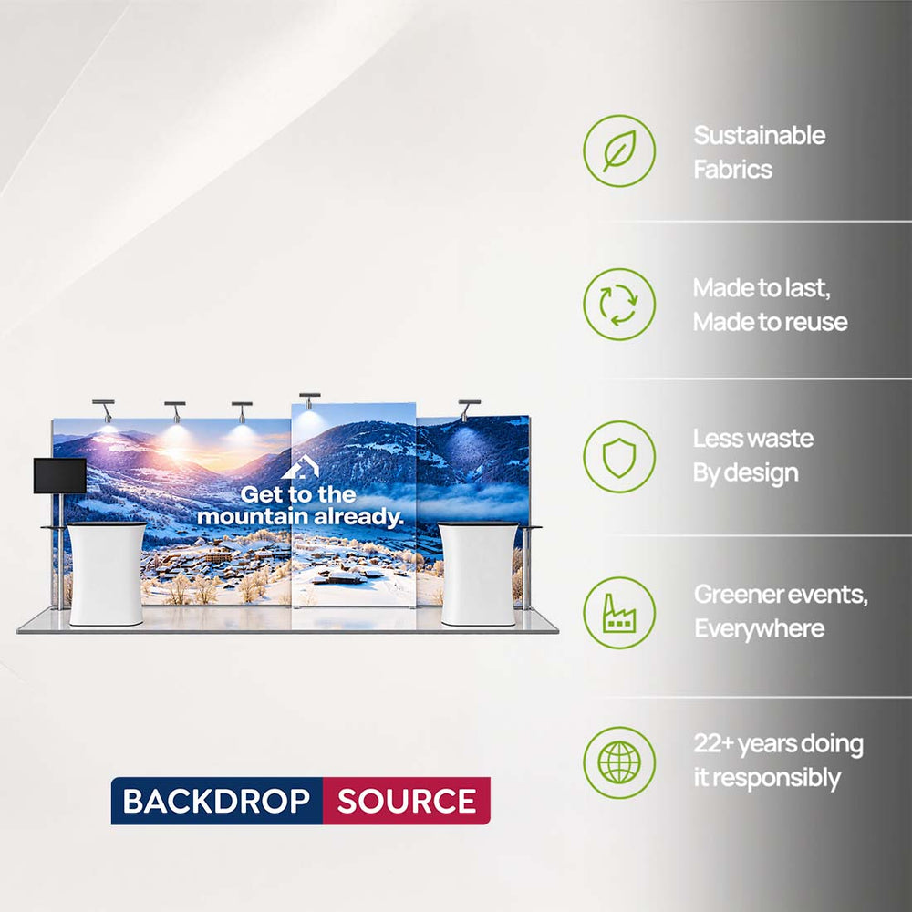 3m x 6m Modular Exhibition Display Kit – Model 4
