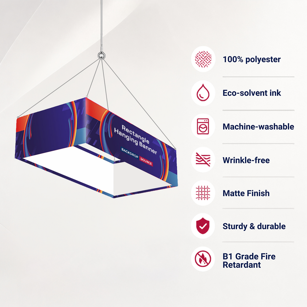 Banner appeso rettangolare Sky Tube