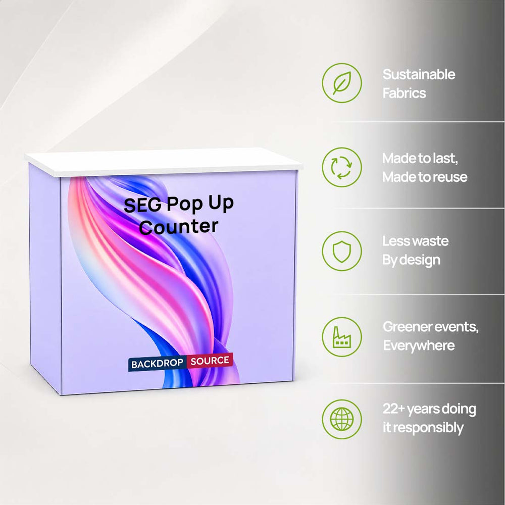 Banco Pop Up in Tessuto SEG