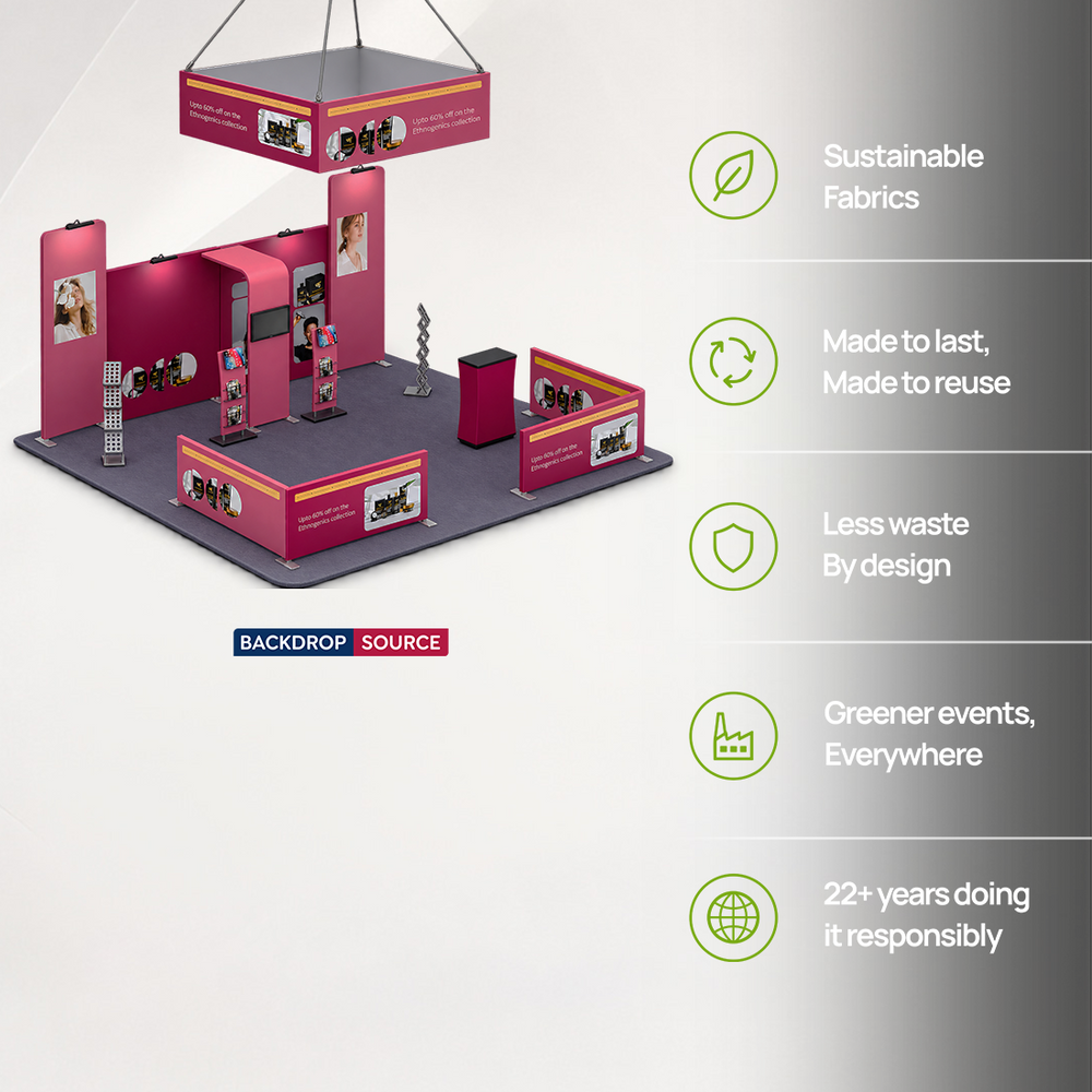 Stand modulari 6m x 6m - Modello 07
