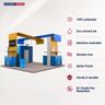 Kit stand modulare 6m x 6m - Modello 12