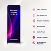 Espositore espositivo portatile - H-10,5 piedi