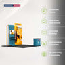 3x3m Booth Kit with Straight Wall, Waterfall TV Shelf & Counter
