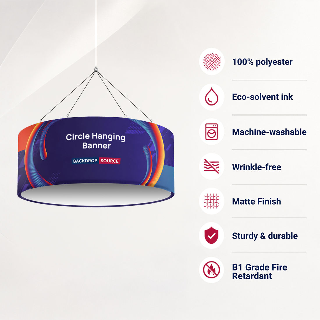 Banner colgante circular Sky Tube