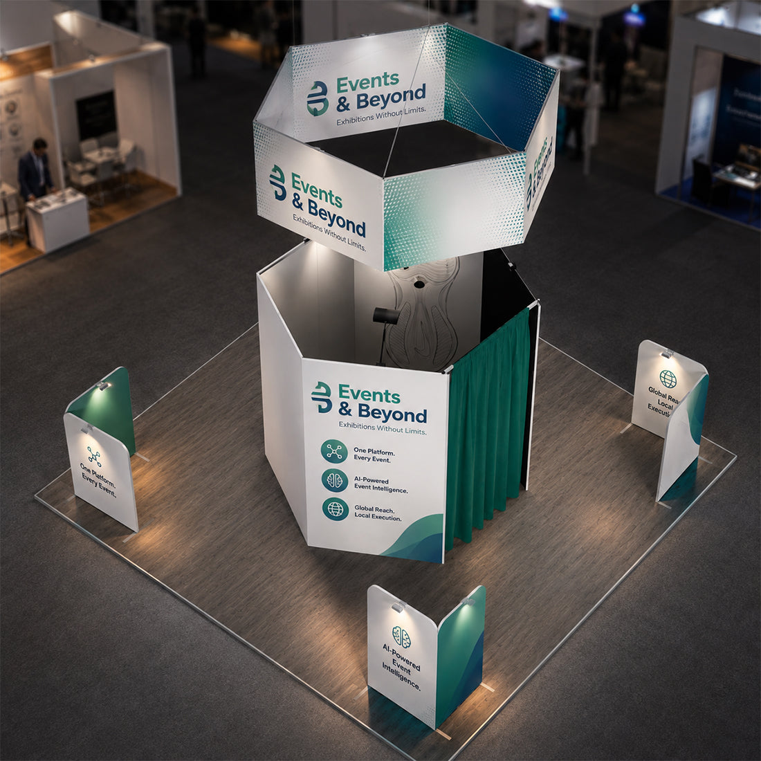 Kit Stand Modulare 6m x 6m - Modello 20