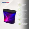 Banco espositivo pop-up in tessuto con velcro 1 x 2