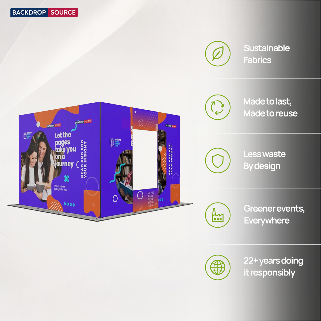 Foldable SEG  Exhibition Display - Model 12