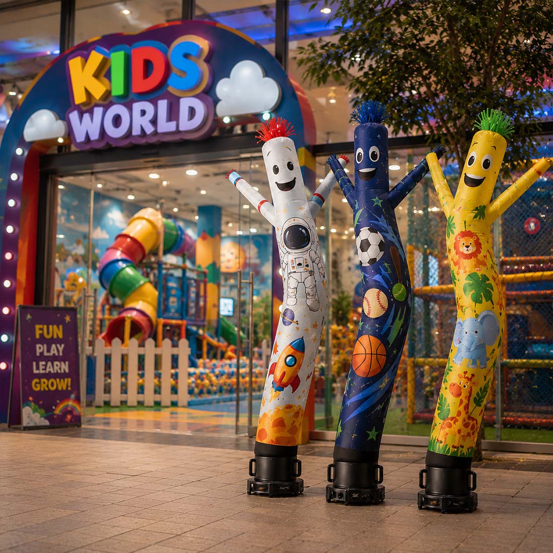 Inflatable Tube Man with Constant Air Supply