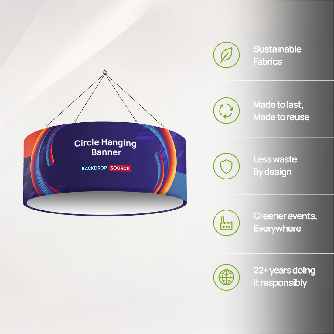 Banner colgante circular Sky Tube