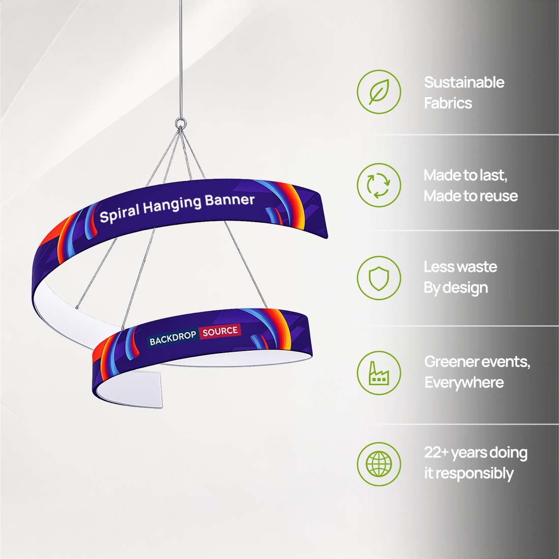 Spiral Hanging Banner