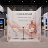 Custom Tension Fabric U-Shape Booth Backdrop