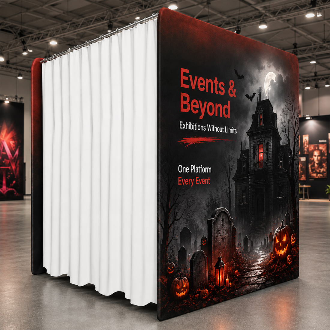 Cube Tent- Wide Doorway Photo Booth