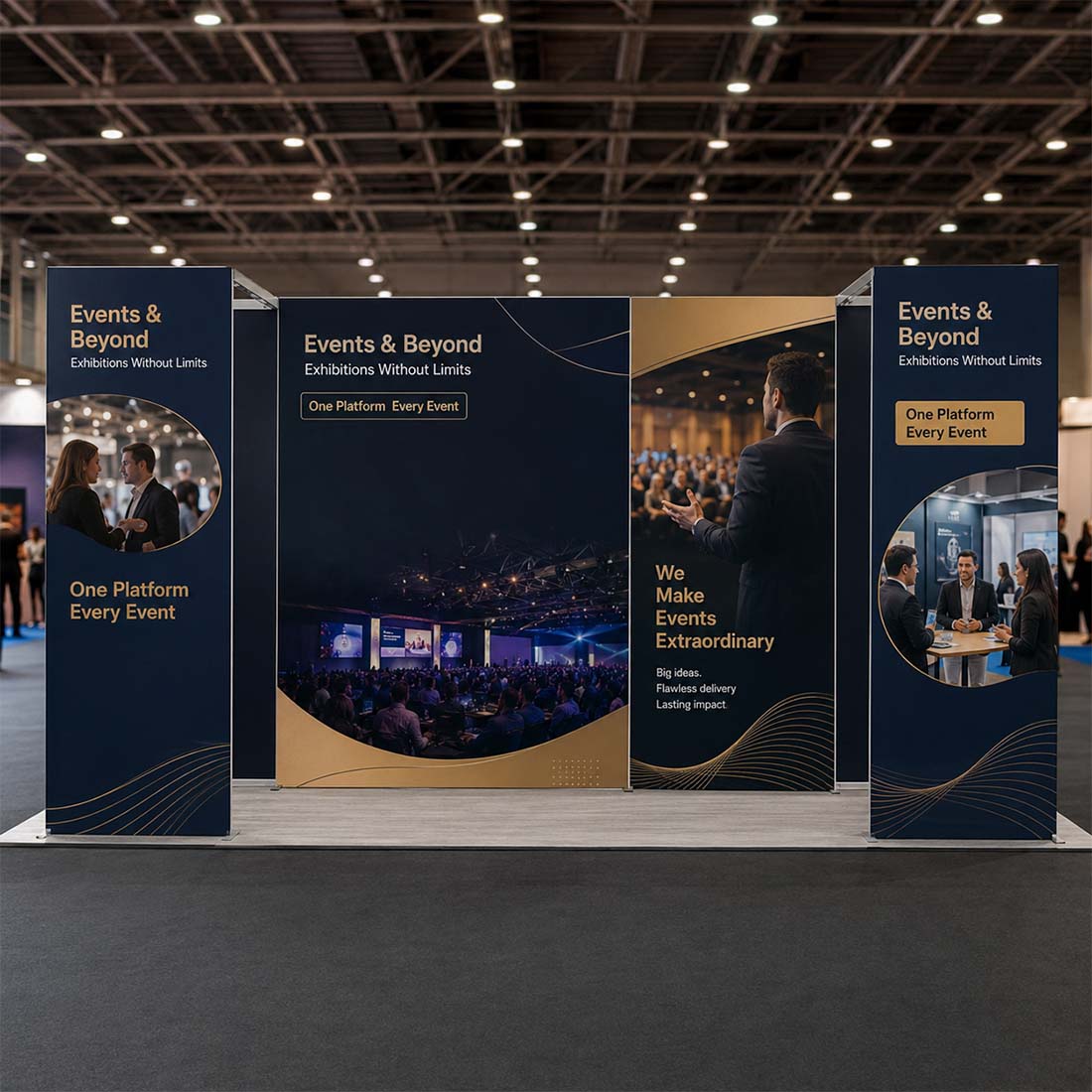 Foldable SEG Exhibition Display - Model 13