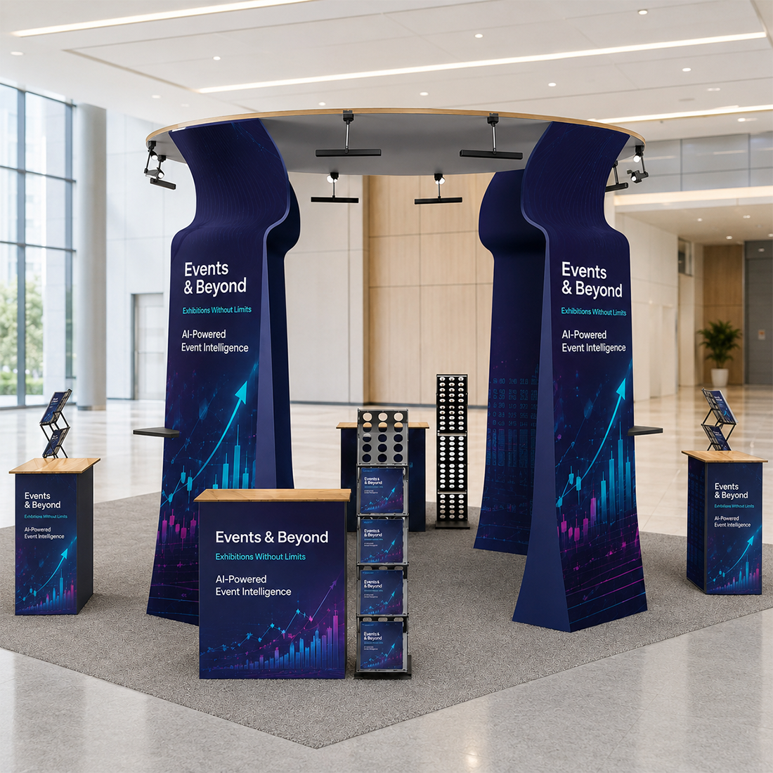 Kit Modulare per Stand 6m x 6m - Modello 13