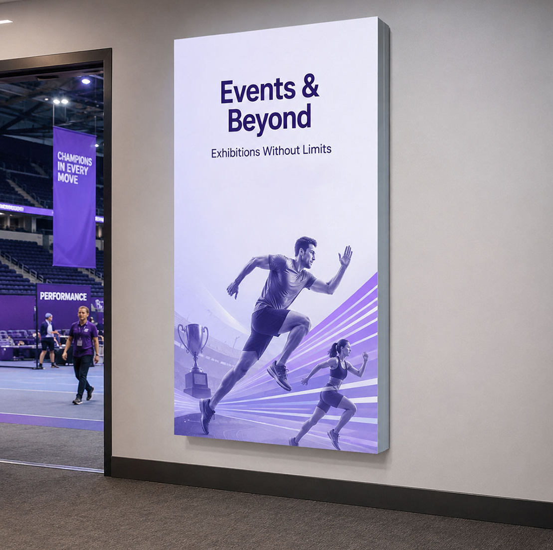 Wall-Mounted SEG Fabric display - 1.57