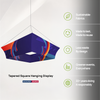 Tapered Square Hanging Display