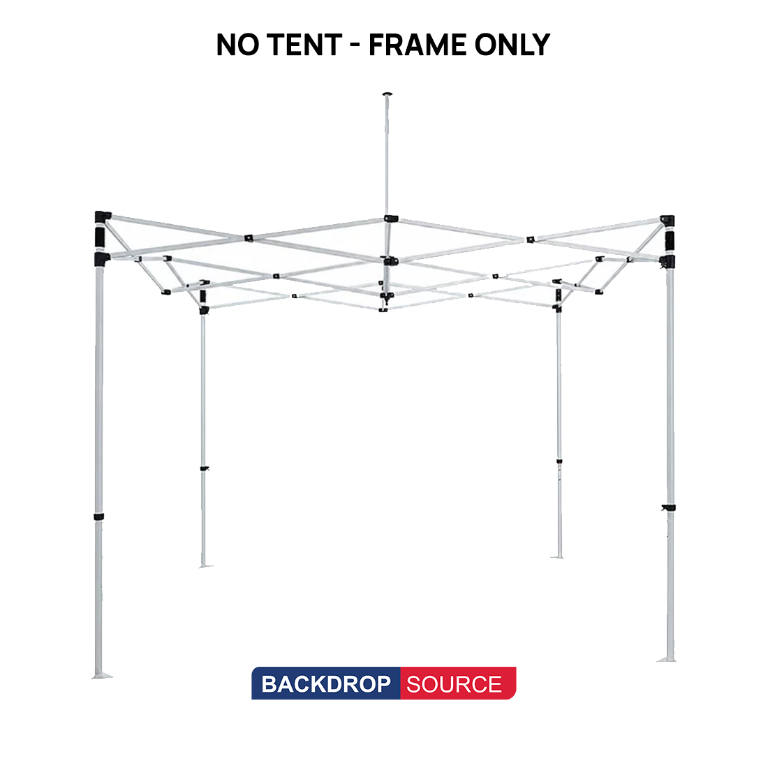 Tenda a baldacchino in tessuto resistente – (3m L x 3m H)